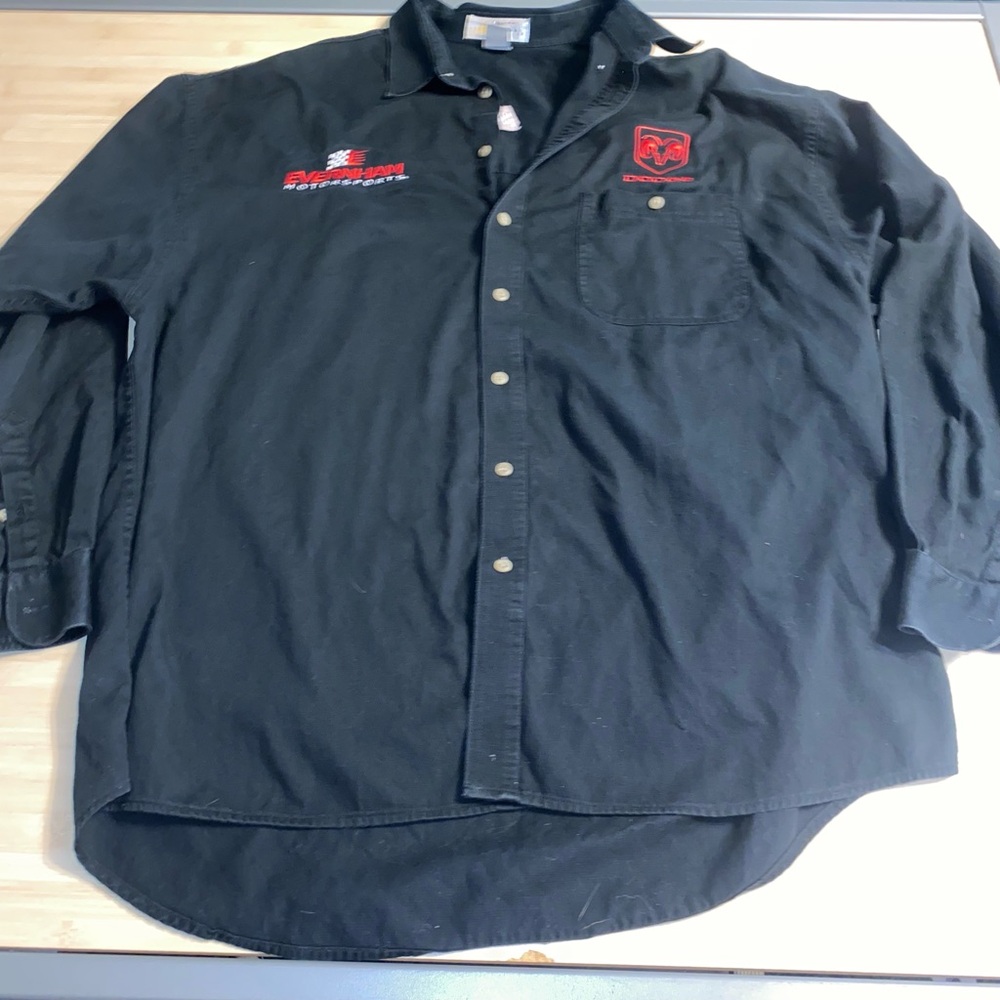 IL Migliore Mens Button Up Long Sleeve Shirt Evernham Motorsports XL Flaws